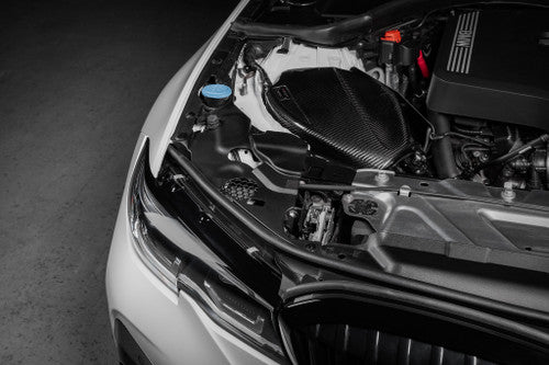 Eventuri Carbon Fibre Cold Air Intake/Induction Kit for BMW 3 Series G20 B48 (318i 320i 330i 330e Hybrid) Pre 11/2018 - Sealed Carbon Fiber Airbox, High Flow Dry Filter,