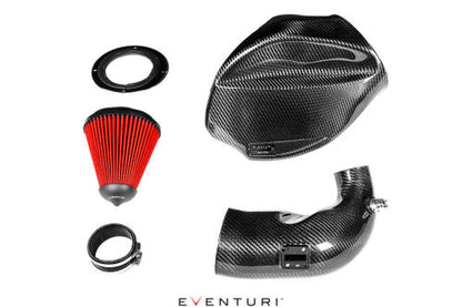 Eventuri Carbon Fibre Cold Air Intake System for BMW 3 Series G20 340i B58 (Pre 11/2018) - Sealed Airbox Dual Feed Performance Induction Kit