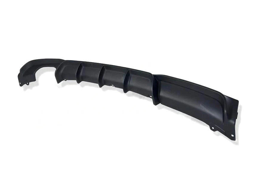 Genuine BMW 3 Series F30/F31 Rear Bumper Diffuser/Valance/Apron Insert, Satin/Matte Black, Twin Tip Single Exit (Left) Exhaust Surround, M Performance, OEM 51192291418 – Saloon & Touring/Estate 2012–2019
