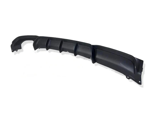 Genuine BMW 3 Series F30/F31 Rear Bumper Diffuser/Valance/Apron Insert, Satin/Matte Black, Twin Tip Single Exit (Left) Exhaust Surround, M Performance, OEM 51192291418 – Saloon & Touring/Estate 2012–2019