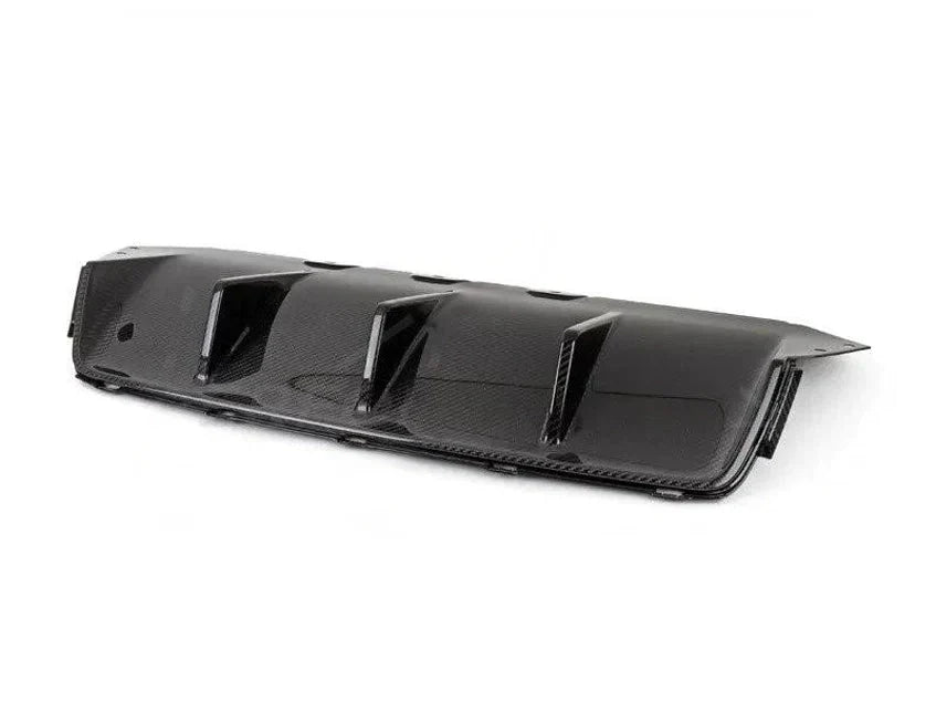 BMW M5 F10 Carbon Fibre Rear Diffuser, Bumper Insert & Valance (Carbon Fiber) | Genuine OEM M Performance | Part 51192365796 | 2011-2016 5 Series Saloon/Sedan Rear Apron/Skirt Lower Trim | Quad Exhaust Surround
