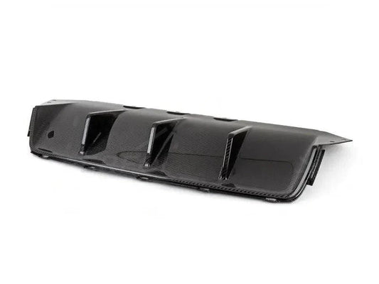 BMW M5 F10 Carbon Fibre Rear Diffuser, Bumper Insert & Valance (Carbon Fiber) | Genuine OEM M Performance | Part 51192365796 | 2011-2016 5 Series Saloon/Sedan Rear Apron/Skirt Lower Trim | Quad Exhaust Surround