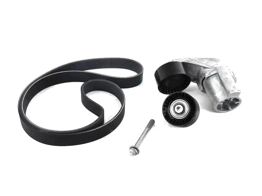 Genuine BMW N55 Serpentine/Accessory Drive Belt Service Kit - F20 F21 F22 F23 F30 F31 F32 F33 F34 F36 F25 F26 - M135i M235i 335i 435i X3 35i X4 35i M40i - Belt, Tensioner & Idler - 11282457049