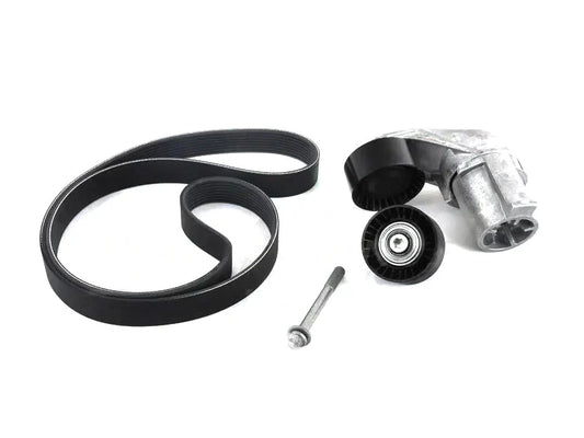 Genuine BMW N55 Serpentine/Accessory Drive Belt Service Kit - F20 F21 F22 F23 F30 F31 F32 F33 F34 F36 F25 F26 - M135i M235i 335i 435i X3 35i X4 35i M40i - Belt, Tensioner & Idler - 11282457049