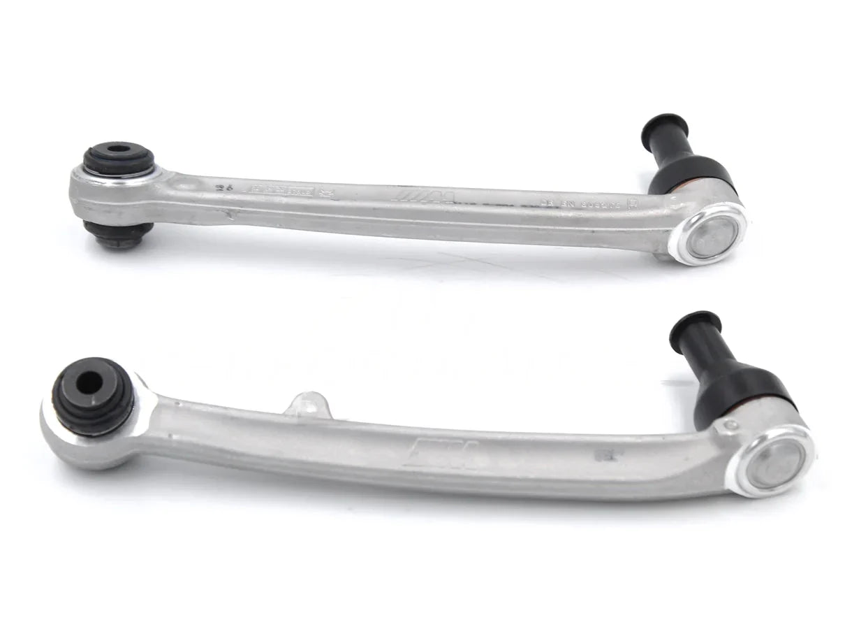 Genuine BMW M3/M4 Front Lower Control Arms + Tension Struts (Wishbones/Caster Thrust Arms) Camber Kit - F2x F3x Retrofit for F20 F21 F22 F23 F30 F31 F32 F33 F34 F36 1/2/3/4 Series - OEM Track Control Arms, Increased Negative Camber - GBMW0023