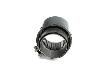Genuine BMW M Performance Carbon & Titanium Exhaust Tip / Tailpipe Cover - F87 M2/M2 Competition, F80 M3, F82 F83 M4 - OEM Carbon Fibre, Embossed M Logo - 18302468411
