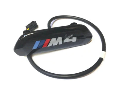 Genuine BMW M4 F82 F83 Seat Backrest Trim Cover - Gloss Black with Illuminated M Emblem | OEM Fit 2013-2019 Coupe/Convertible (LCI/GTS) | P/N 52109503039 | Driver or Passenger