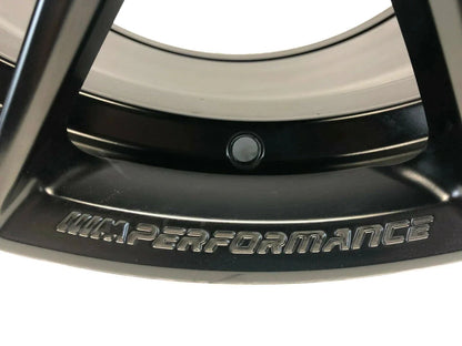 BMW F87 M2/M2 Competition 763M Rear Alloy Wheel 19 inch Y-spoke Matte Black - Genuine OEM M Performance 10Jx19 ET40 (36118053422)