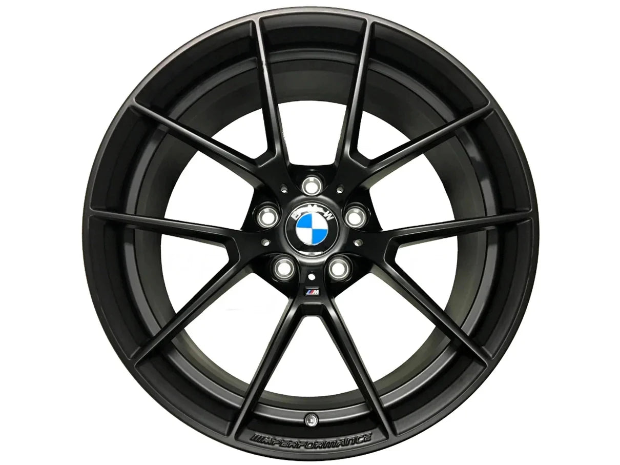 Genuine BMW M Performance Style 763M Y-Spoke Alloy Rims with Michelin Pilot Sport Cup 2 – 19/20 Staggered Complete Wheel & Tyre Package with TPMS/RDC – Matte Black or Frozen Gold – Fits F80 M3, F82/F83 M4 (OEM)