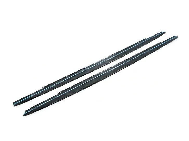BMW 5 Series G30 G31 F90 M Performance Carbon Fibre Side Skirt Extensions Pair - Genuine OEM (520i 530d M550i xDrive M5) 51192447015 51192447016