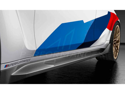 Genuine BMW G80 M3 & M3 Competition M Performance Side Stripe Car Wrap Kit - OEM Pre-Cut Vinyl Decals (M Tricolour) for Saloon 2021+ | Left & Right Pair | Part 51145A14374