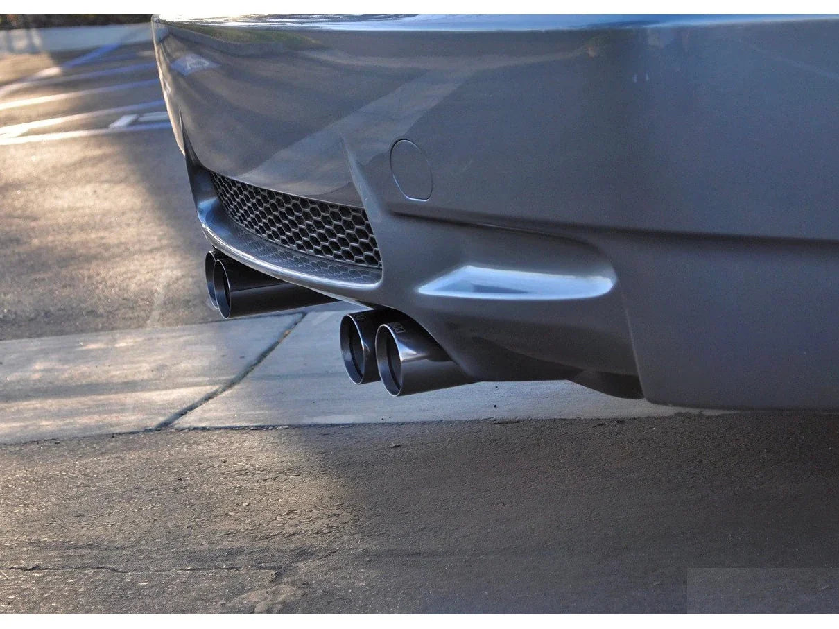 Genuine BMW M Performance Exhaust Rear Silencer/Muffler for M3 E90 Saloon/Sedan 20072011 | Inconel, 4x74mm Polished Titanium Quad Tailpipes | OEM V8 Back Box | PN 18302184198