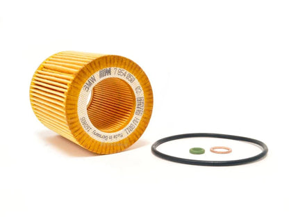 BMW S55 Oil Service Kit – Genuine/OEM Oil Change & Engine Maintenance Pack for F80 M3, F82/F83 M4, F87 M2 Competition (F8X/M2C) – Oil Filter, Drain/Sump Plug & Crush Washer, Optional Air Intake Filters