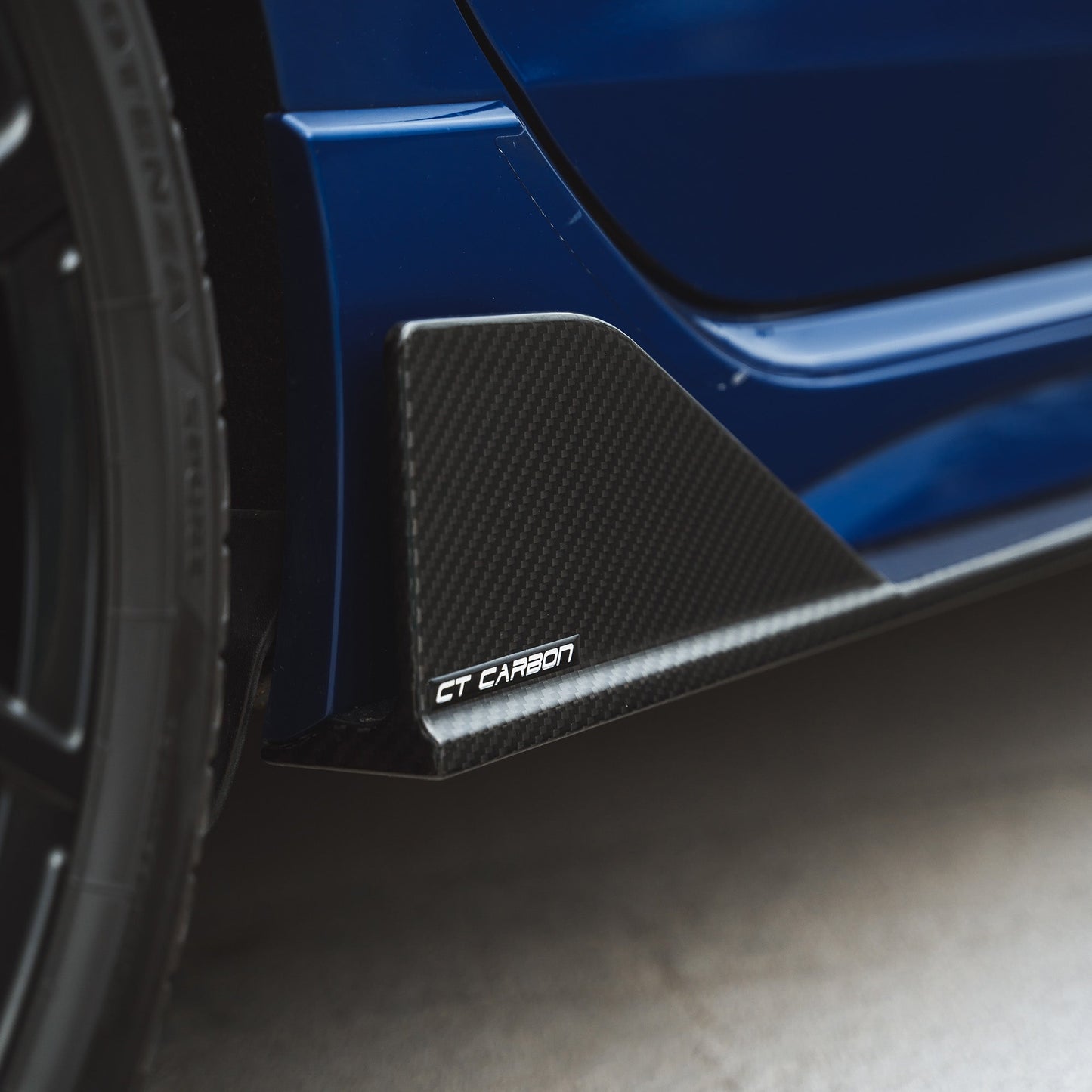 VW Golf 8 R Mk8 Carbon Fibre Side Skirts - CT DESIGN Side Skirt Extensions, Side Splitters, Sill/Rocker Extensions, Side Blades (2020+ MkVIII)