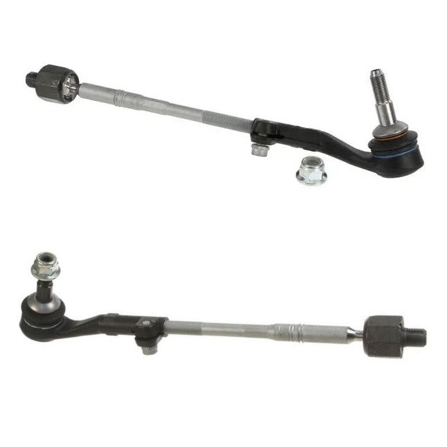 Genuine BMW Front Axle Steering Linkage Kit Pair – Inner Tie Rods + Outer Track Rod Ends – E81 E82 E87 E88 / E90 E91 E92 E93 / E84 X1 / E89 Z4 – 1 Series 3 Series – OEM Rack Ends Left & Right – 32106765235 32106765236 – Fits 130i 335i X1 28i Z4 35is