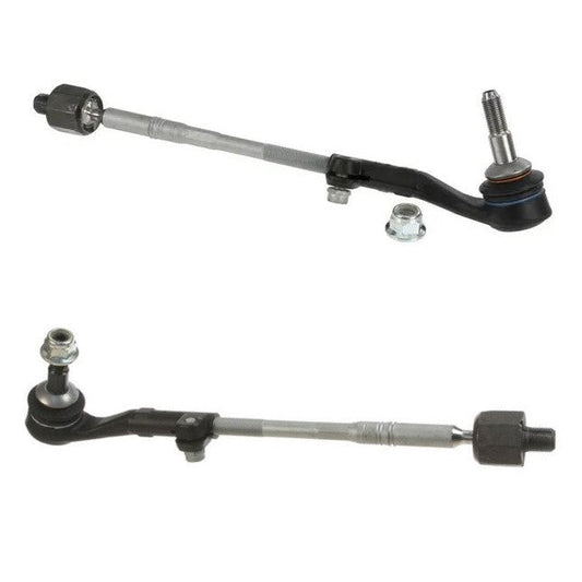 Genuine BMW Front Axle Steering Linkage Kit Pair – Inner Tie Rods + Outer Track Rod Ends – E81 E82 E87 E88 / E90 E91 E92 E93 / E84 X1 / E89 Z4 – 1 Series 3 Series – OEM Rack Ends Left & Right – 32106765235 32106765236 – Fits 130i 335i X1 28i Z4 35is