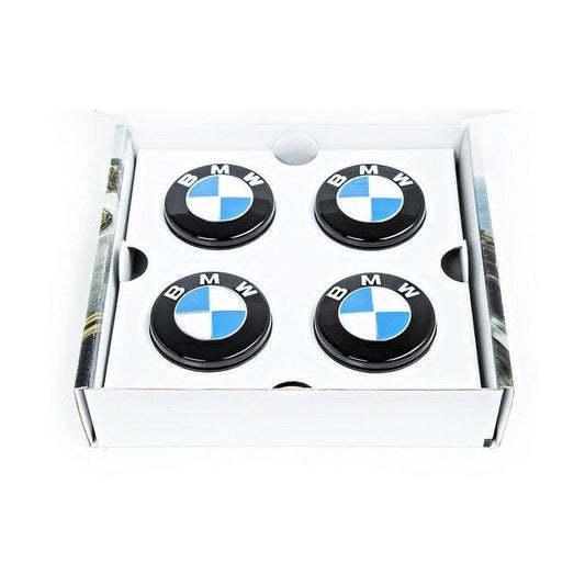 Genuine BMW Floating Wheel Centre Caps Set of 4  OEM Self-Levelling Roundel Hub Caps, 5x120  Fits E90 F10 F20 F30 F87 M2 F80 M3 M5  Part 36122455269