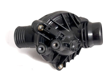 BMW Coolant Thermostat Assembly/Housing N52 N53 N54 (E-Chassis) - Genuine OEM/OE 11537549476 11 53 7 549 476 | Fits E82 E88 E90 E91 E92 E93 E60 E61 E89 | 135i 1M 335i 530i Z4 sDrive35i | Electric Water Pump Compatible Temperature Regulator/Valve