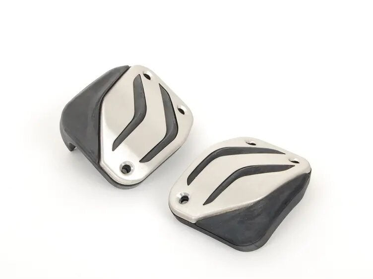 Genuine BMW M Performance Stainless Steel Pedal Set  Manual LHD  OEM Pedal Covers for F10 F20 F30 F31 F32 F33 F36 G30 G31 | 1 2 3 4 5 6 Series, M2 M3 M4, X1 X3 X4  Part No. 35002232276 | Fits 320i 530i 640i