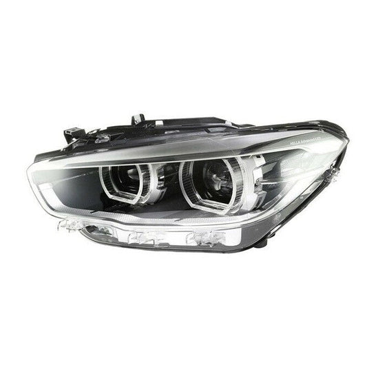 BMW 1 Series F20 F21 LCI Facelift LED Headlight Left LH Nearside NS UK Passenger Side Headlamp Assembly Replacement OEM Genuine 2014-2019 for 125d 125i M135i M140i RHD OE 63117414143