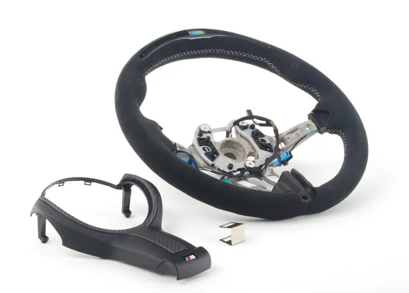 Genuine BMW M Performance Alcantara Steering Wheel with OLED Display - F20 F21 F22 F23 F30 F31 F32 F33 F34 F36 (1, 2, 3, 4 Series) - OEM 32302230189
