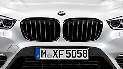 Genuine BMW M Performance Front Kidney Grilles Pair - F45 F46 2 Series Pre-LCI Active Tourer/Gran Tourer (2013-2018) - OEM Direct Replacement - Fits 218i 220d 225i 225xe - 51712410148 51712410149