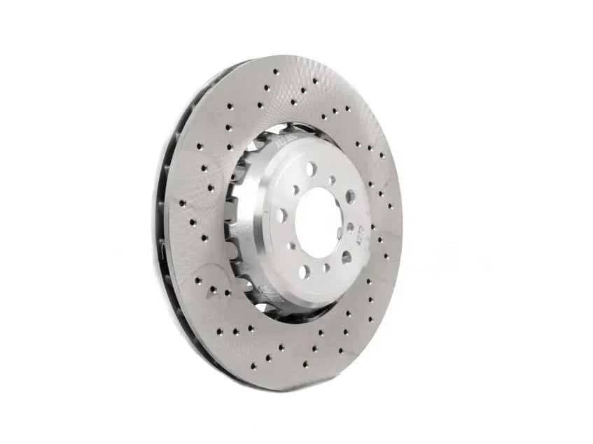 Genuine BMW Front Right 380x30 Ventilated Brake Disc/Rotor (OSF/RHF, Driver Side, RHD) - Blue M Caliper Fit - F80 F82 F83 F87 F8x M2/M2 Competition, M3, M4 - OEM 34112284810