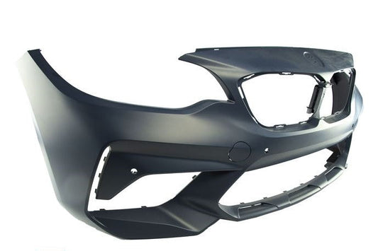 Genuine BMW F87 LCI M2 Competition Front Bumper Cover - OEM Primed Replacement Fascia, Ready to Paint - Part 51118746835