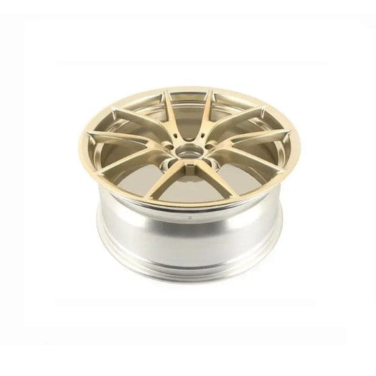 Genuine BMW F87 M2 CS Rear Alloy Wheel 763M Y-Spoke Frozen Gold 19x10 ET40 | OE/OEM Back Wheel Rim 19 Inch 10Jx19 | M Performance Style | Part 36108089343