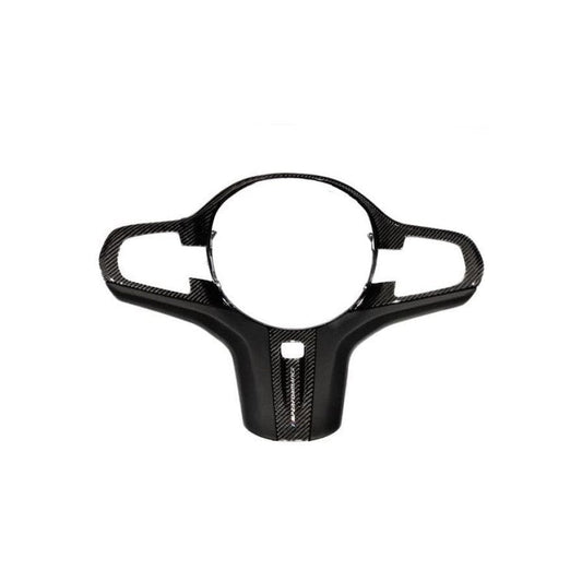 Genuine BMW M Performance Carbon Fibre & Leather Steering Wheel Cover/Trim for Heated Steering Wheels - OEM 32302457717 - Fits G30 G31 F90 5 Series, G14 G15 G16 & M8 F91 F92 F93, G01/F97 X3, G02/F98 X4, G05 X5, G06 X6, G07 X7