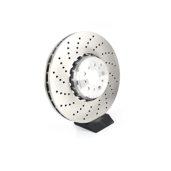 Genuine BMW Front Brake Disc Rotor 395x36mm - X3 M F97 / X4 M F98 (2017-2019) - OEM Ventilated & Perforated - Front Left/Right - 34118054825 / 34118054826