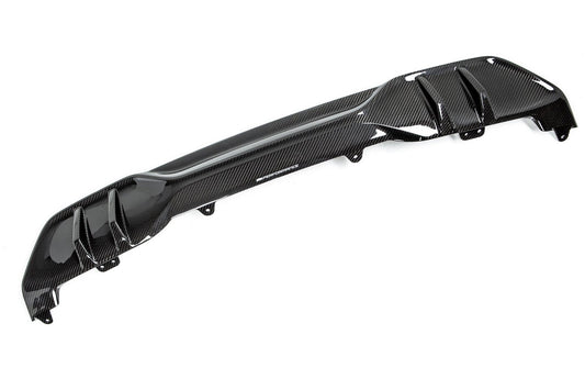 Genuine OEM BMW X5 G05 Carbon Fibre Rear Diffuser / Lower Valance Rear Bumper Insert / Tail Trim | M Performance/M Sport Rear Apron/Skirt/Splitter | Fits 2017–2019 X5 xDrive 25d 30d 30i 40i 45e 50i M50d M50i | Part 51192455432