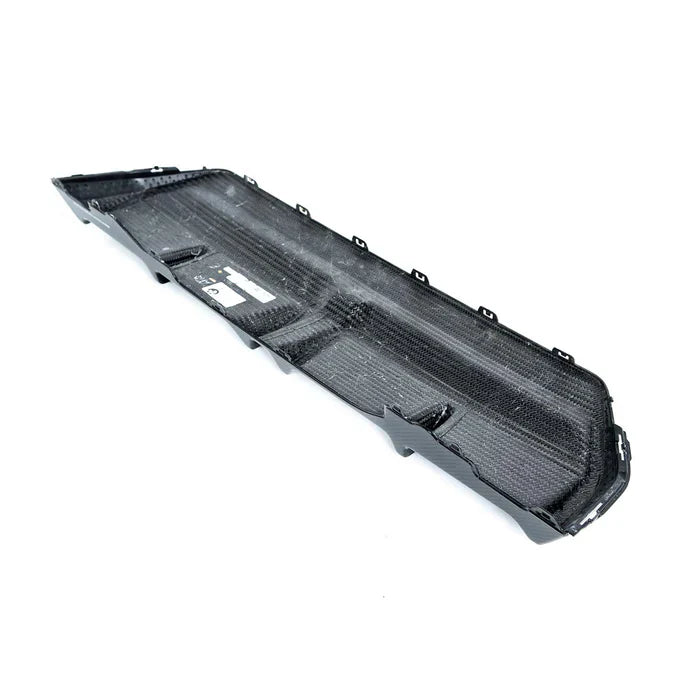 Genuine BMW 2 Series G42 Coupe M Performance Carbon Fibre/Fiber Rear Diffuser/Valance/Skirt (2021+) | OEM Rear Lower Bumper Insert/Apron/Trim | Fits 220d 220i 230i M240i xDrive | Part No. 51125A36893