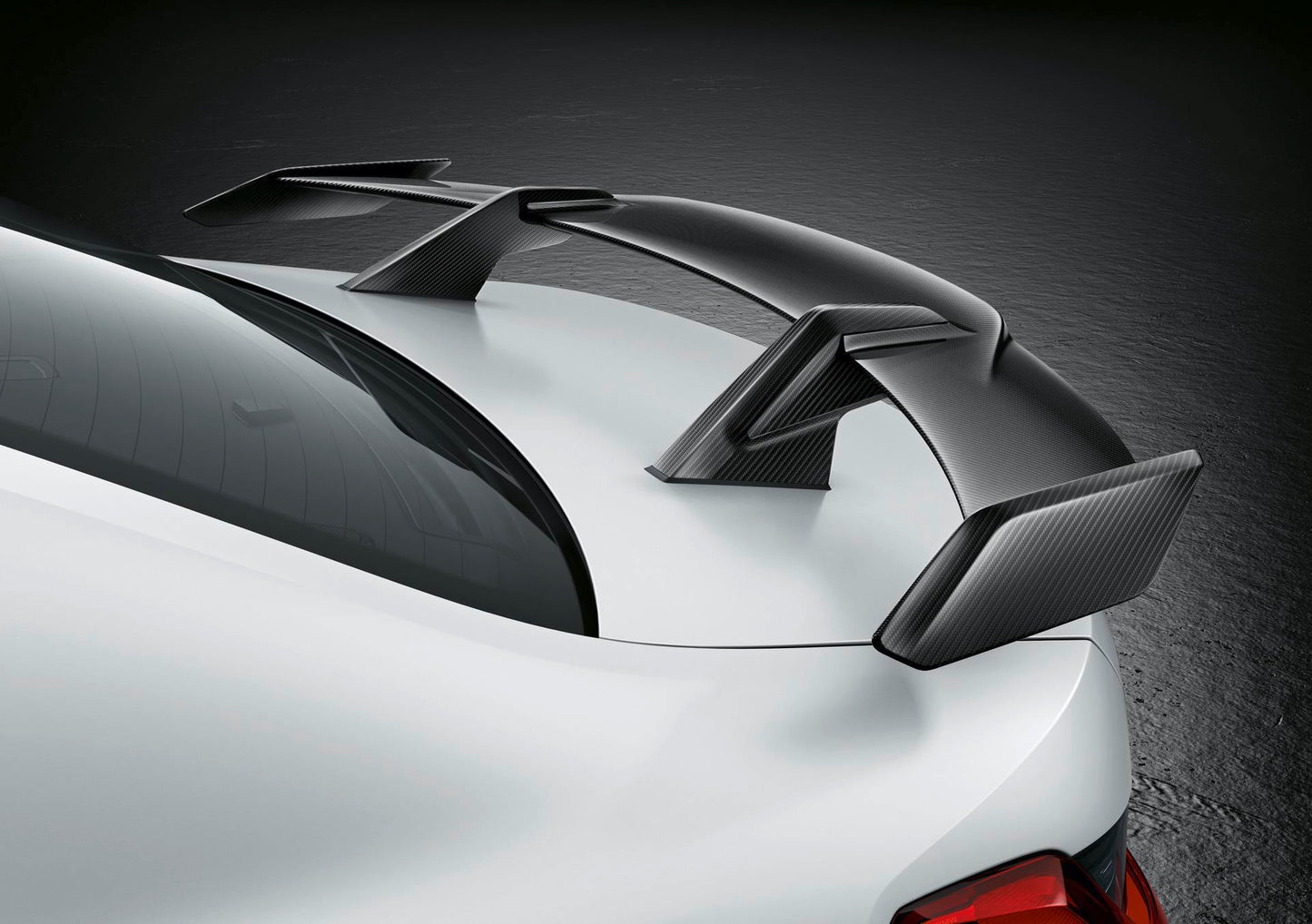 Genuine BMW M Performance Carbon Fibre (Carbon Fiber) Rear Wing/Boot/Trunk Spoiler (CFRP) for M3/M4 G80 G82 2021+ - Flow-Through Tail Aerofoil - Fits M3/M4 Competition - OEM Part 51192475051