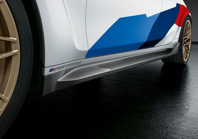 Genuine BMW G80 M3 & M3 Competition M Performance Carbon Fibre/Fiber Door Sill Inserts - Scuff/Kick/Tread Plates, Threshold/Entry Guards/Sill Covers - Pair 2021+ OEM - 51192473040 51192473041