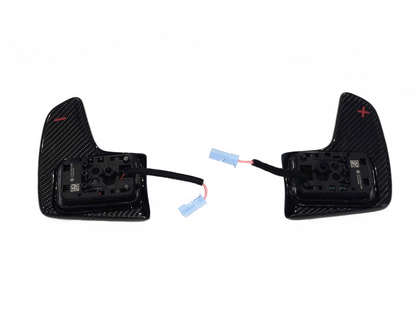 Genuine BMW M Performance Carbon Fibre Paddle Shifters for F40 F44 G20 G21 G29 (1 Series, 2 Series Gran Coupe, 3 Series, Z4)  Fits 118i 220d M340i Z4 M40i  Part 61312463597