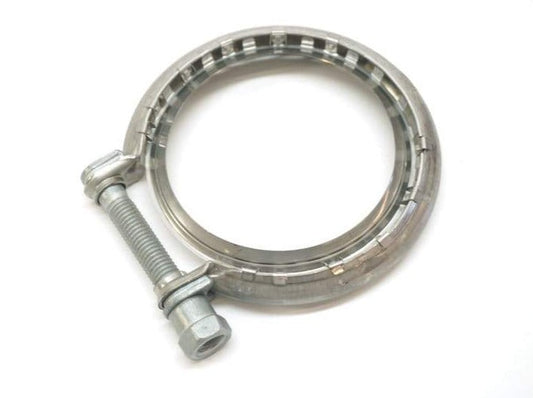 Genuine BMW N55 Exhaust Clamp 18307620349  Front Muffler/Downpipe to Mid Pipe with Seal Ring  F20 F21 F22 F23 F30 F31 F34 F32 F33 F36 F87 (M135i M235i 335i 435i M2)