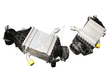 BMW X5 M F85 / X6 M F86 S63 Charge-Air Coolers (Intercoolers) Pair Left & Right - Genuine OEM 2013-2019 - 17517848096 17517848097