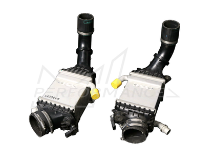 BMW X5 M F85 / X6 M F86 S63 Charge-Air Coolers (Intercoolers) Pair Left & Right - Genuine OEM 2013-2019 - 17517848096 17517848097