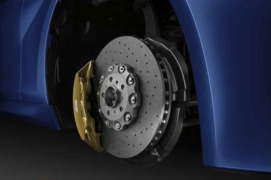 BMW M5/M6 F10 F06 F12 F13 Carbon Ceramic Brakes BBK - Genuine OEM CCB Front & Rear Retrofit Conversion - M Performance Big Brake Kit with Ceramic Rotors/Discs - S63N Brake Upgrade - Part 34112317804