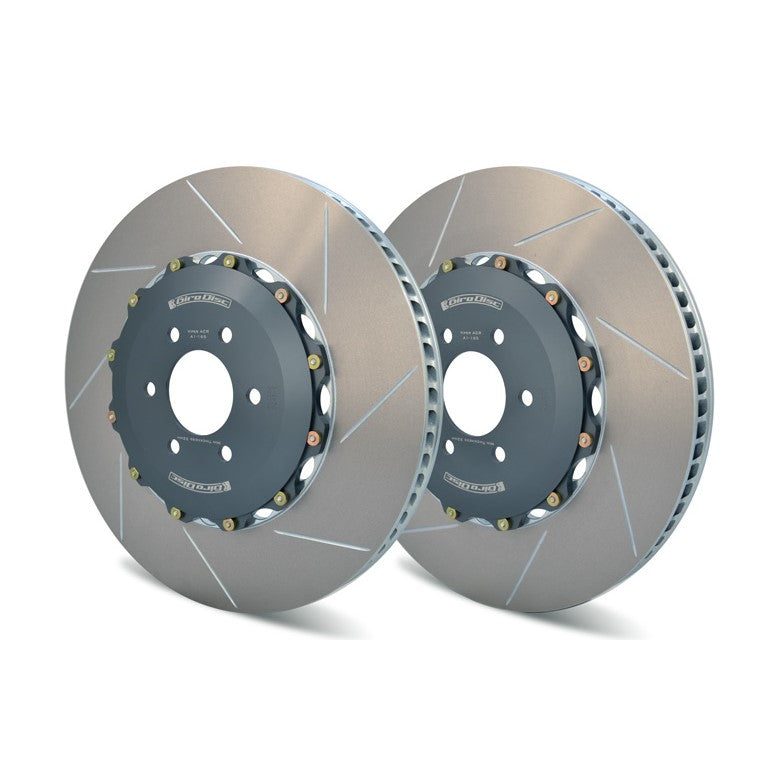 Girodisc A1-220 400mm Front 2-Piece Floating Slotted Brake Discs/Rotors (Pair) for BMW F80 M3, F82/F83 M4 & F87 M2 Competition (S55)