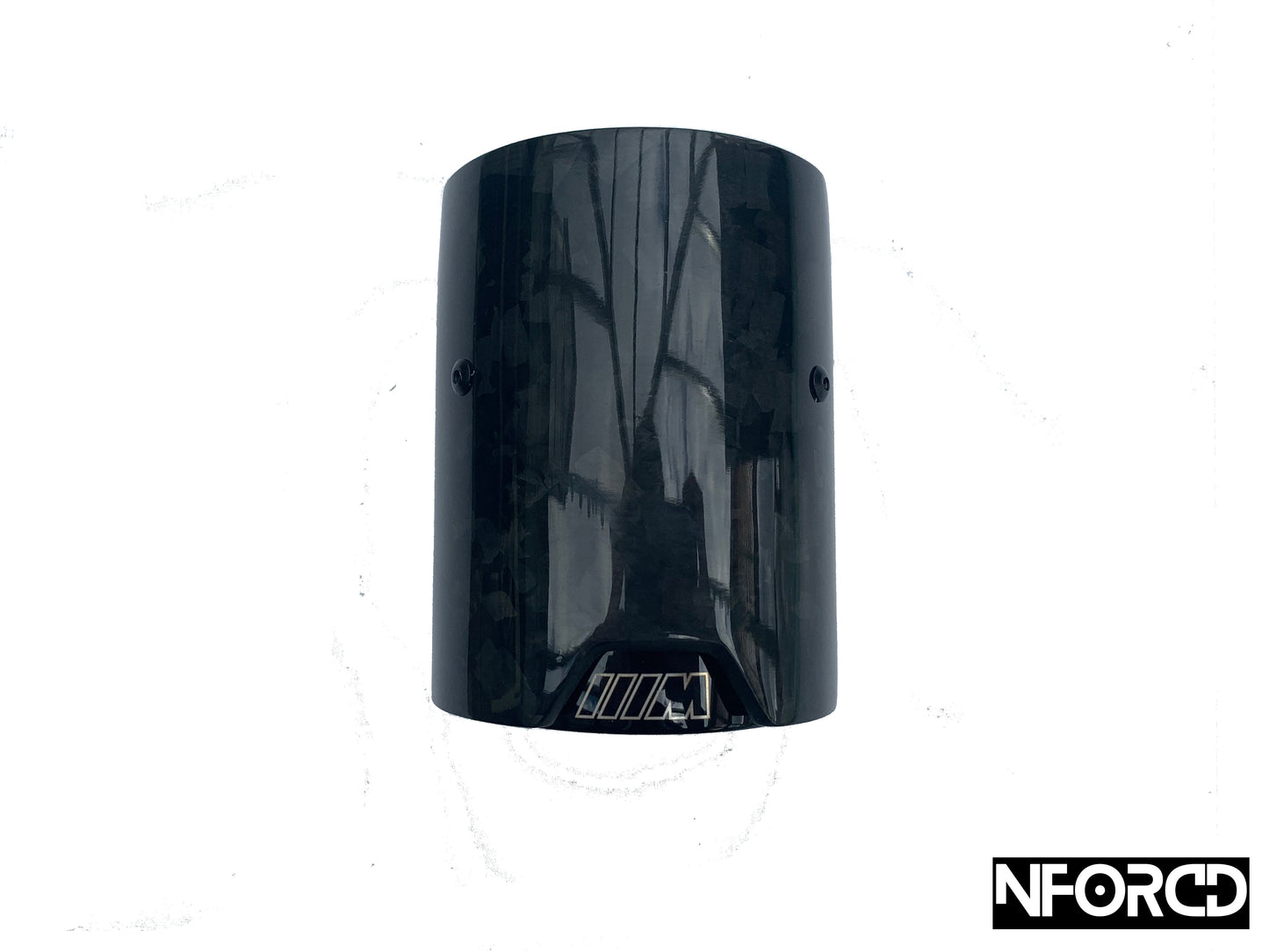 BMW Forged Carbon Fibre Exhaust Tips - Black | M Performance Style Clamp-On Tailpipe Trims with Hidden Clamp | 63-67mm / 67-72mm Inlet | UK Stock | Fits BMW 1 2 3 4 5 Series, M2 M3 M4 M5