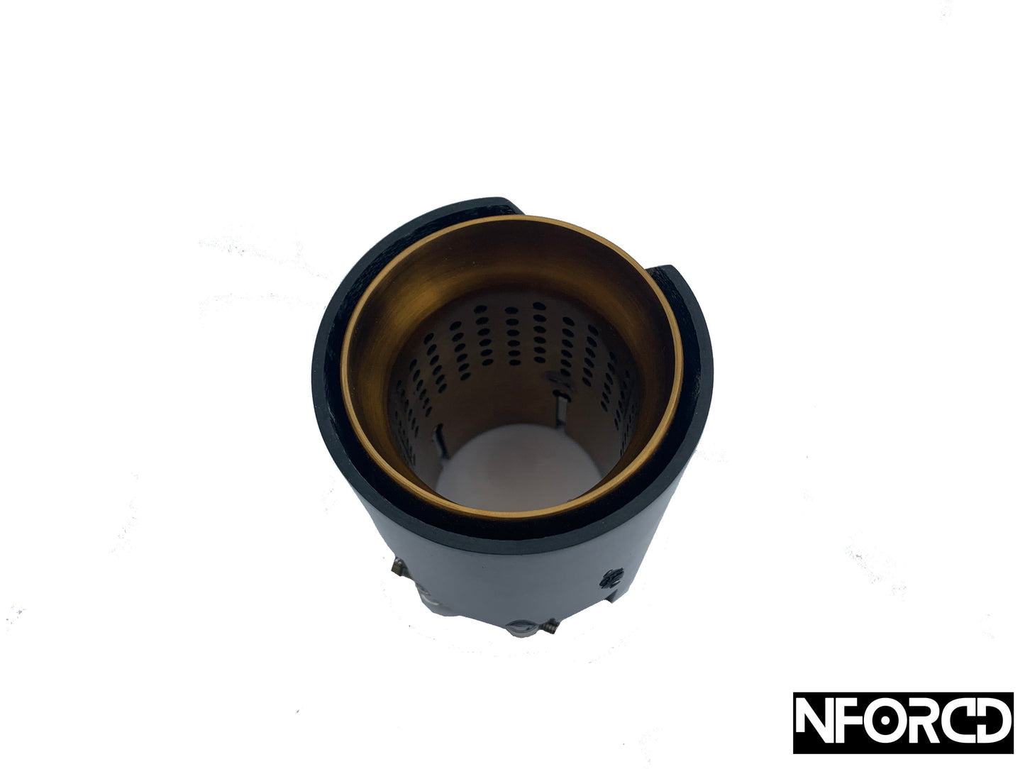 BMW Forged Carbon Fibre (Carbon Fiber) Exhaust Tailpipe Tips Gold – M Performance/M Sport Style Slip-On Clamp-Fit | Hidden Band Clamp | 63–67mm & 67–72mm | Tailpipe Trims/Covers | Replacement End Pipes | UK Stock Fast Dispatch