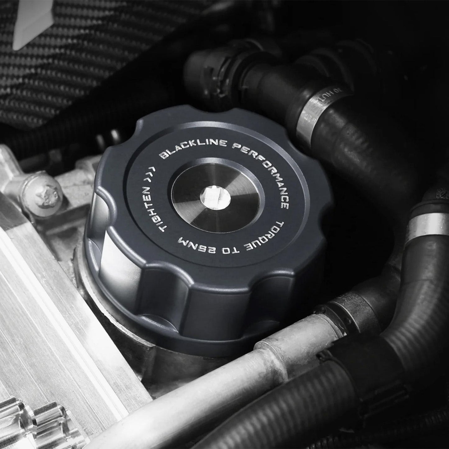 GoldenWrench BMW F Series BLACKLINE Performance Oil Filter Housing Cap