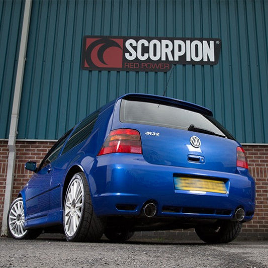 Scorpion Exhausts - VW Golf Mk4 R32 cat-back Exhaust (Multiple Options)