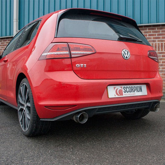 Scorpion Exhausts -  VW Golf MK7 Gti (Pre Face) Inc Clubsport cat-back Exhaust (Multiple Options)