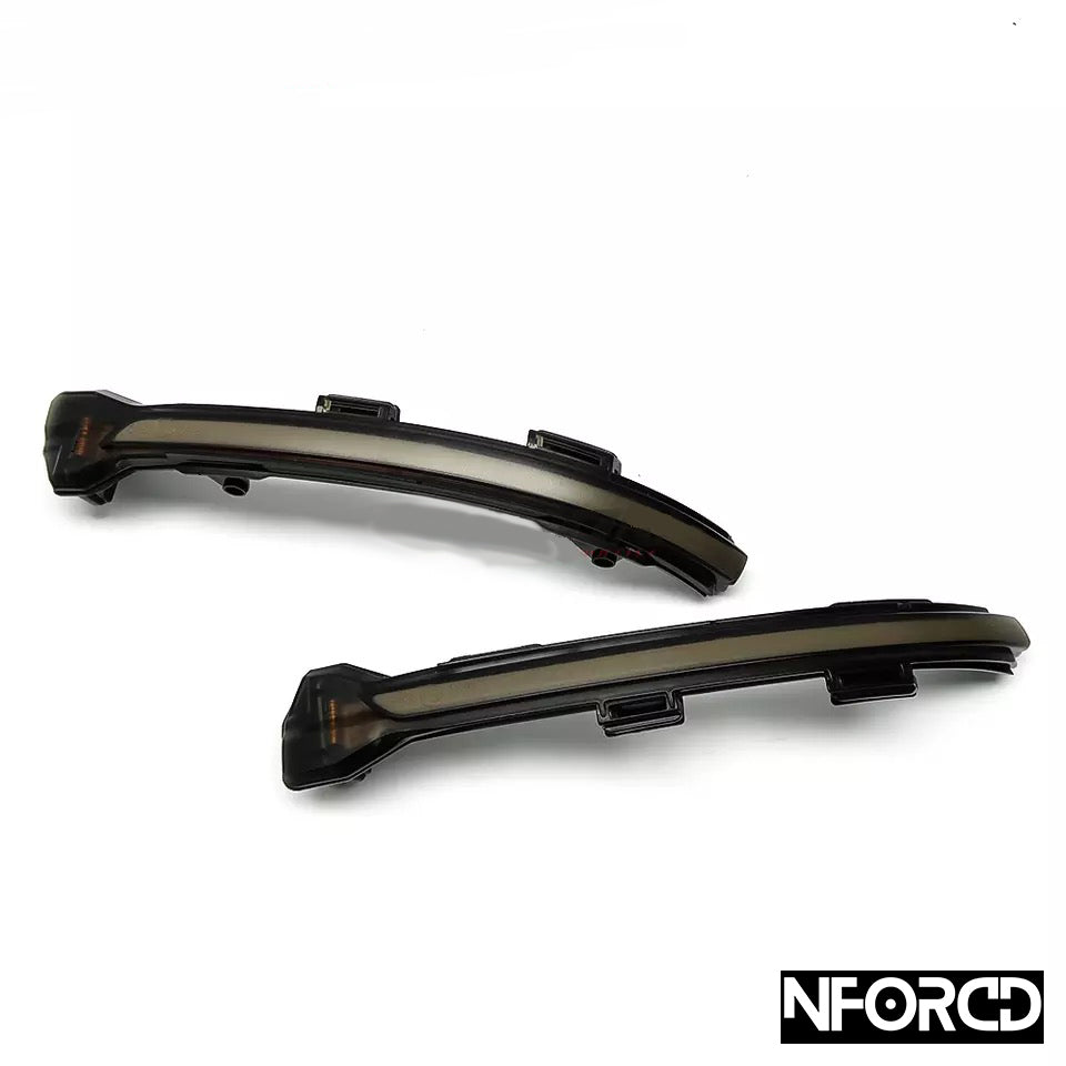 Volkswagen VW Golf MK7/MK7.5 Smoked Tinted LED Mirror/Side Indicators - Plug & Play Side Repeaters Upgrade (2012-2020)