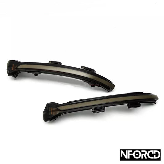 Volkswagen VW Golf MK7/MK7.5 Smoked Tinted LED Mirror/Side Indicators - Plug & Play Side Repeaters Upgrade (2012-2020)