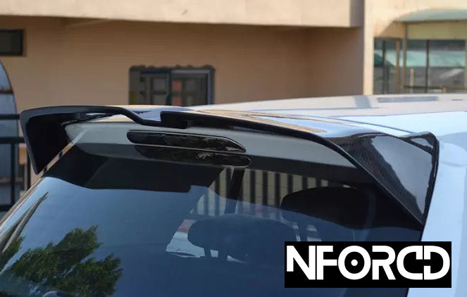 Volkswagen Golf R MK7/MK7.5 Rear Roof Spoiler Wing Extension | Fits VW Golf MK7 & MK7.5 | OEM+ Style | Gloss Black, Gloss White, Carbon Fibre Look