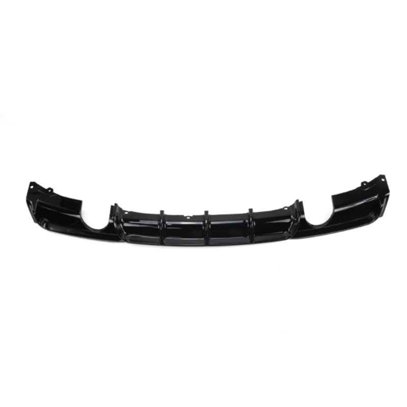 M Style Rear Bumper Cover with Diffuser Look, Gloss Black ABS for BMW 3 Series F30 F35 Saloon/Sedan 2012-2019 (Pre LCI & LCI) - Aftermarket Back Bumper/Valance/Apron Upgrade, Single or Dual Exhaust Cutouts, M Performance Style Replacement